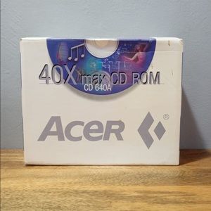 ACER Vintage CD Rom New in Box 40X Max CD 640A